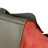 Celine Tricolor Trapeze Pebbled Leather Hand Bag