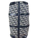Christian Dior Vintage Navy Blue Trotter Boston Bag