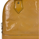 Louis Vuitton Yellow Monogram Vernis Alma BB Two-Way Bag