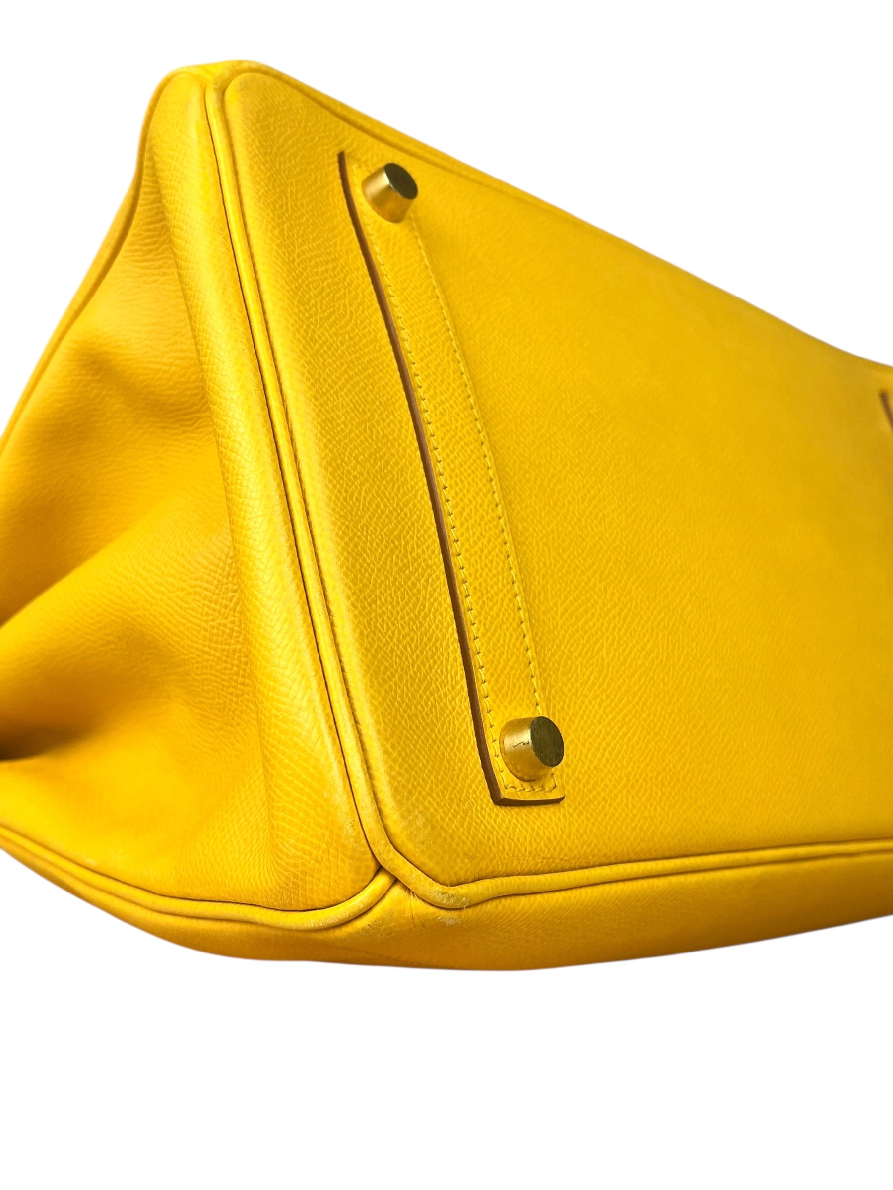 Hermes Birkin 35 Cushvel Havana x Jaune