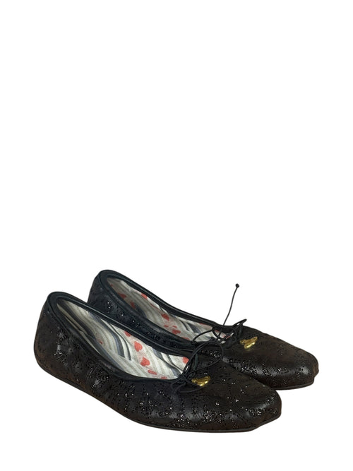 Vivienne Westwood Black Brigitte Ballerina Flats