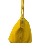 Fendi Yellow Leather Shoulder Bag