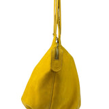 Fendi Yellow Leather Shoulder Bag