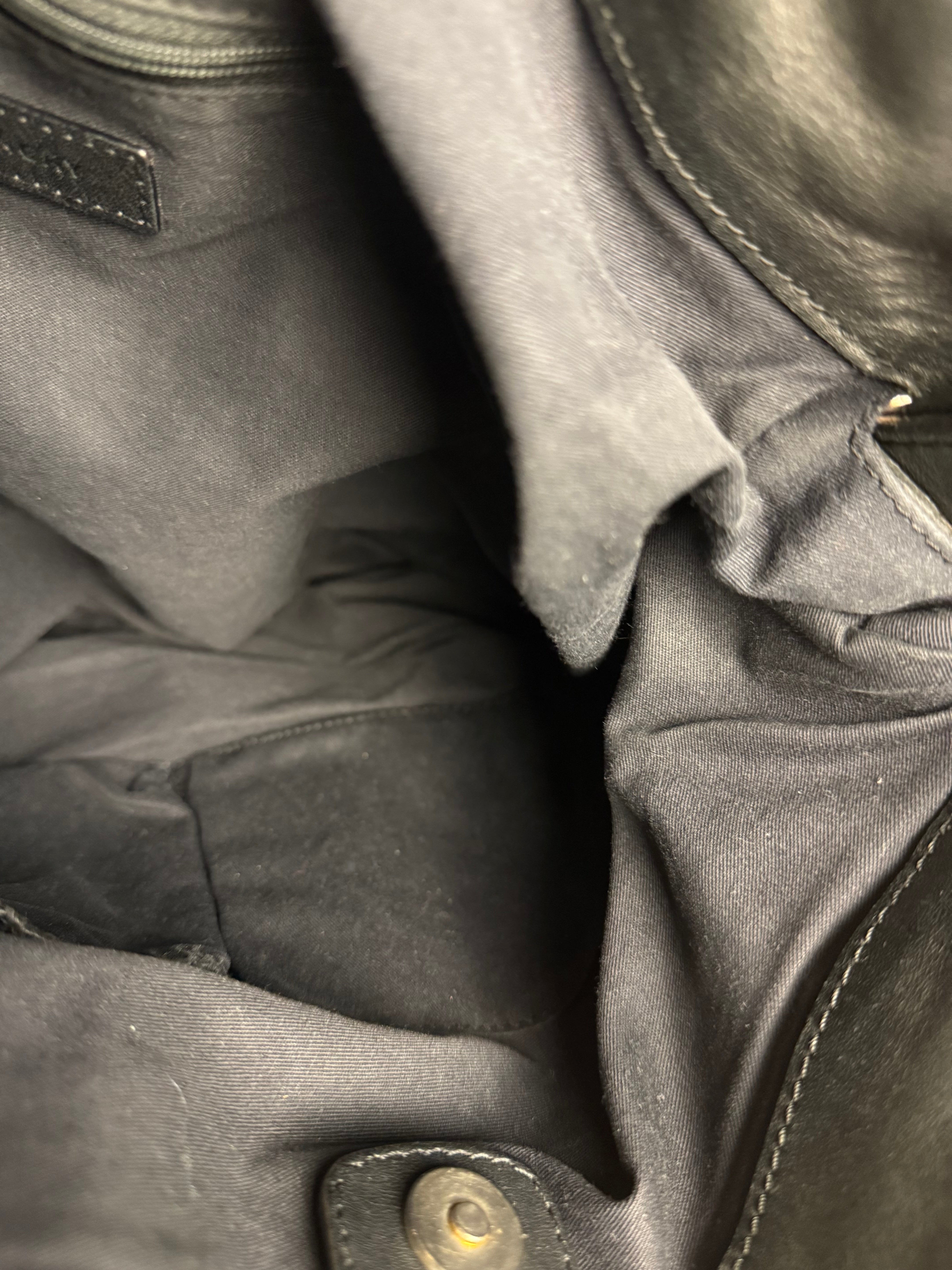 Givenchy Black Leather Hobo Bag