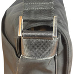 Gucci Black Canvas Flap Messenger Bag