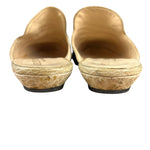 Helene Arpels Ostrich Leather Mule Tan