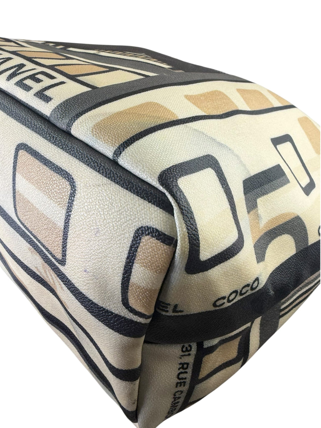 Chanel Colorblock Leather Le Train Shopping Tote 2006
