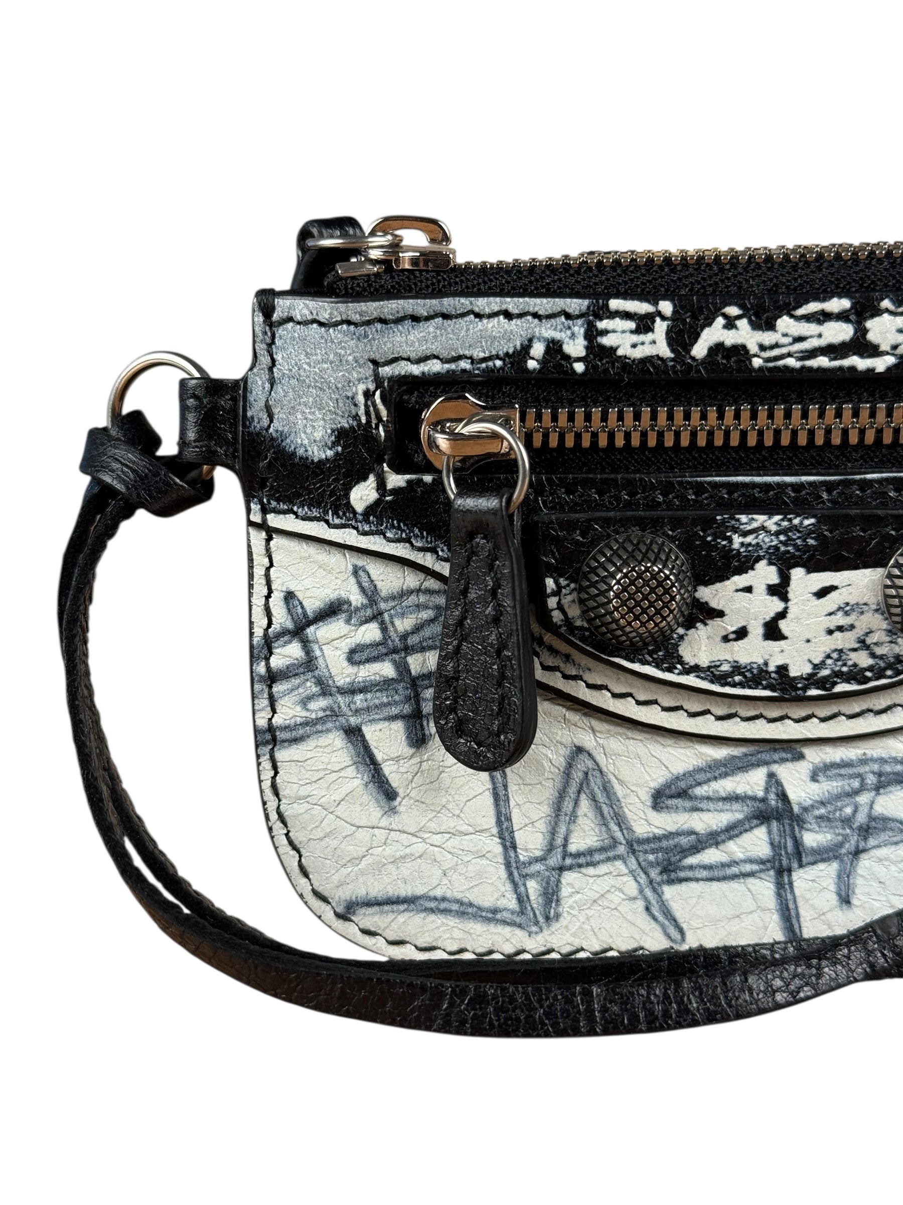 Balenciaga Graffiti  Zipper Pouch
