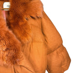Fendi Vintage Wool/Fur Quilted Coat