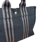 Hermes Black Fourre Tout Canvas Tote