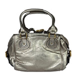 Chloe Metallic Gold Leather Paddington Handbag