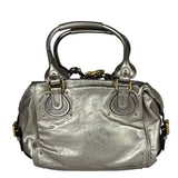 Chloe Metallic Gold Leather Paddington Handbag