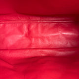Chanel Red Quilted Caviar Leather Flap Bag 2008