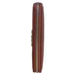 Gucci Burgundy Marmont Leather Guccissima Zip Long Wallet