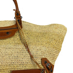 Balenciaga Wicker Tote Bag