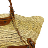 Balenciaga Wicker Tote Bag
