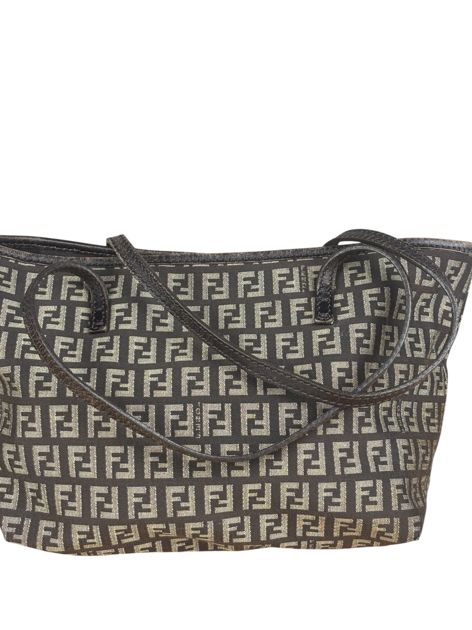 Fendi Vintage FF Zucchino Tote Bag