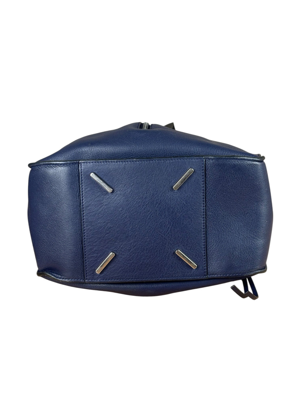 Loewe Navy Leather Hammock Shoulder Bag