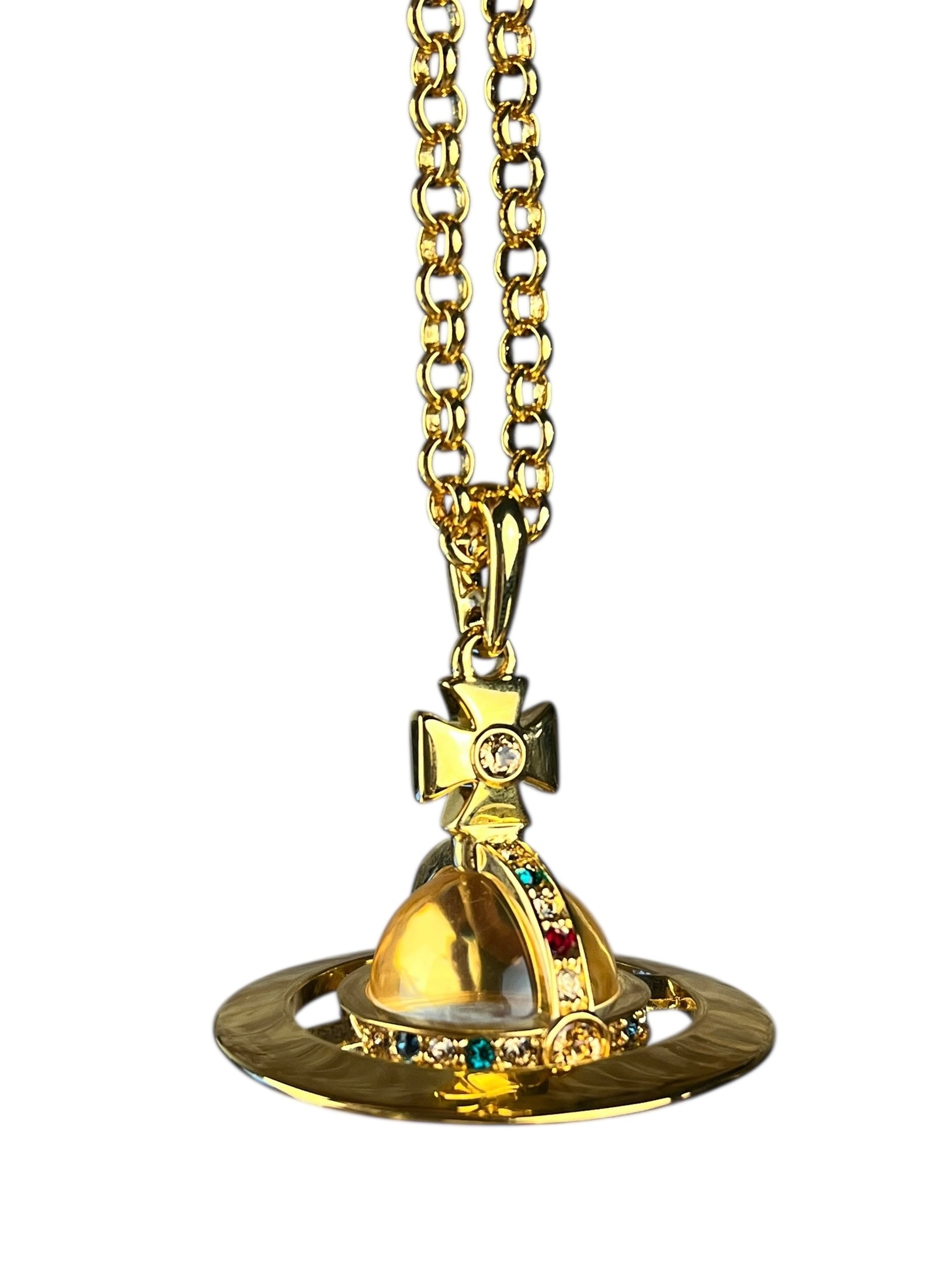 Vivienne Westwood Gold 3D Orb Necklace