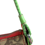 Christian Dior Vintage Monogram Rasta Trotter Messenger Bag