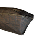 Fendi Black Zucca Canvas Chef Shoulder Bag