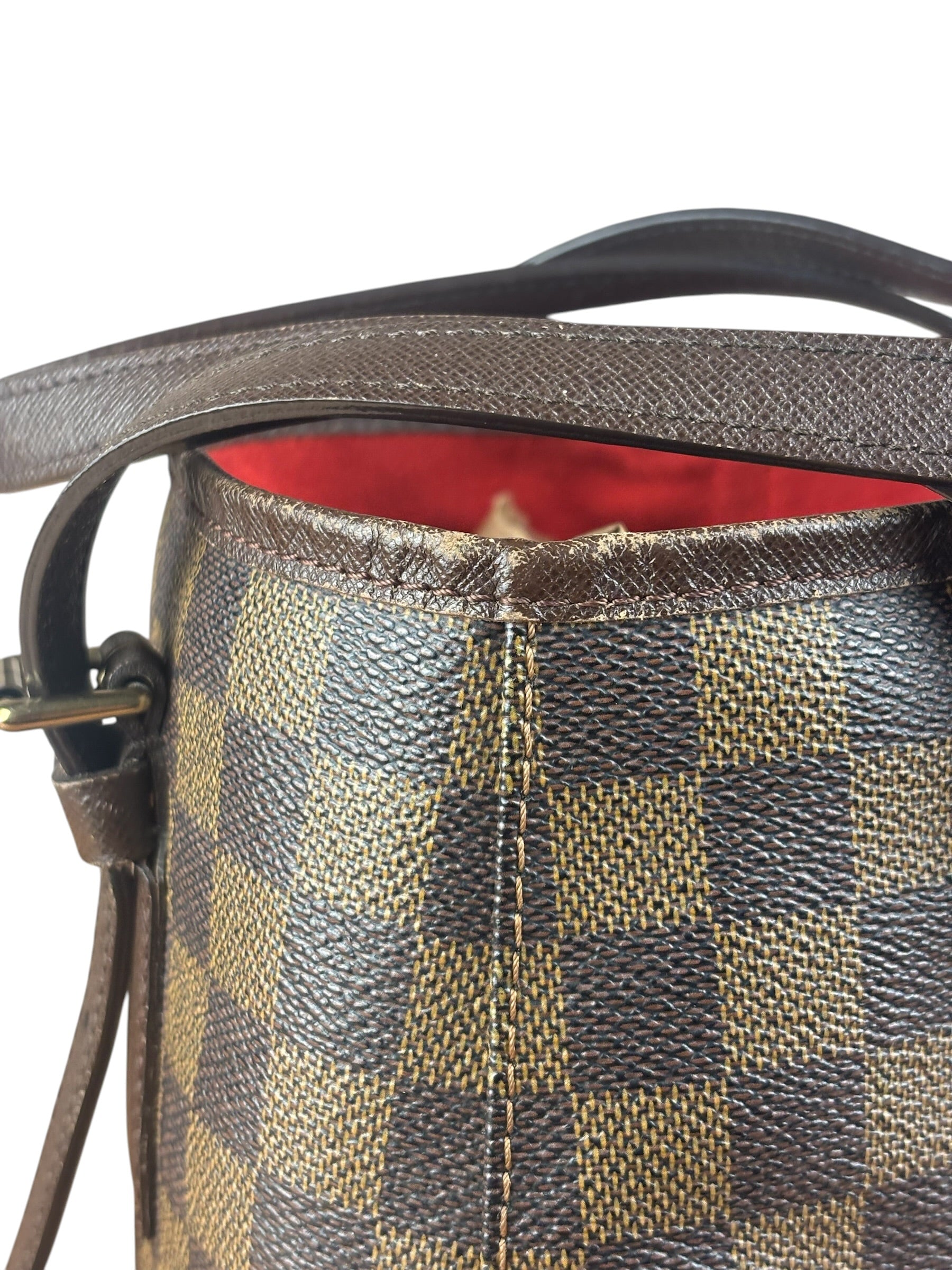 Louis Vuitton Damier Ebene Marais PM Bucket Bag