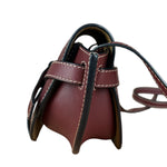 Loewe Mini Burgundy Gate Crossbody