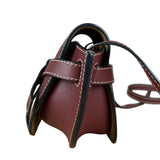 Loewe Mini Burgundy Gate Crossbody