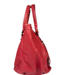 Balenciaga Red Leather Le City Tote