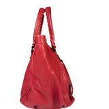 Balenciaga Red Leather Le City Tote