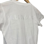 Balenciaga White Logo T-Shirt