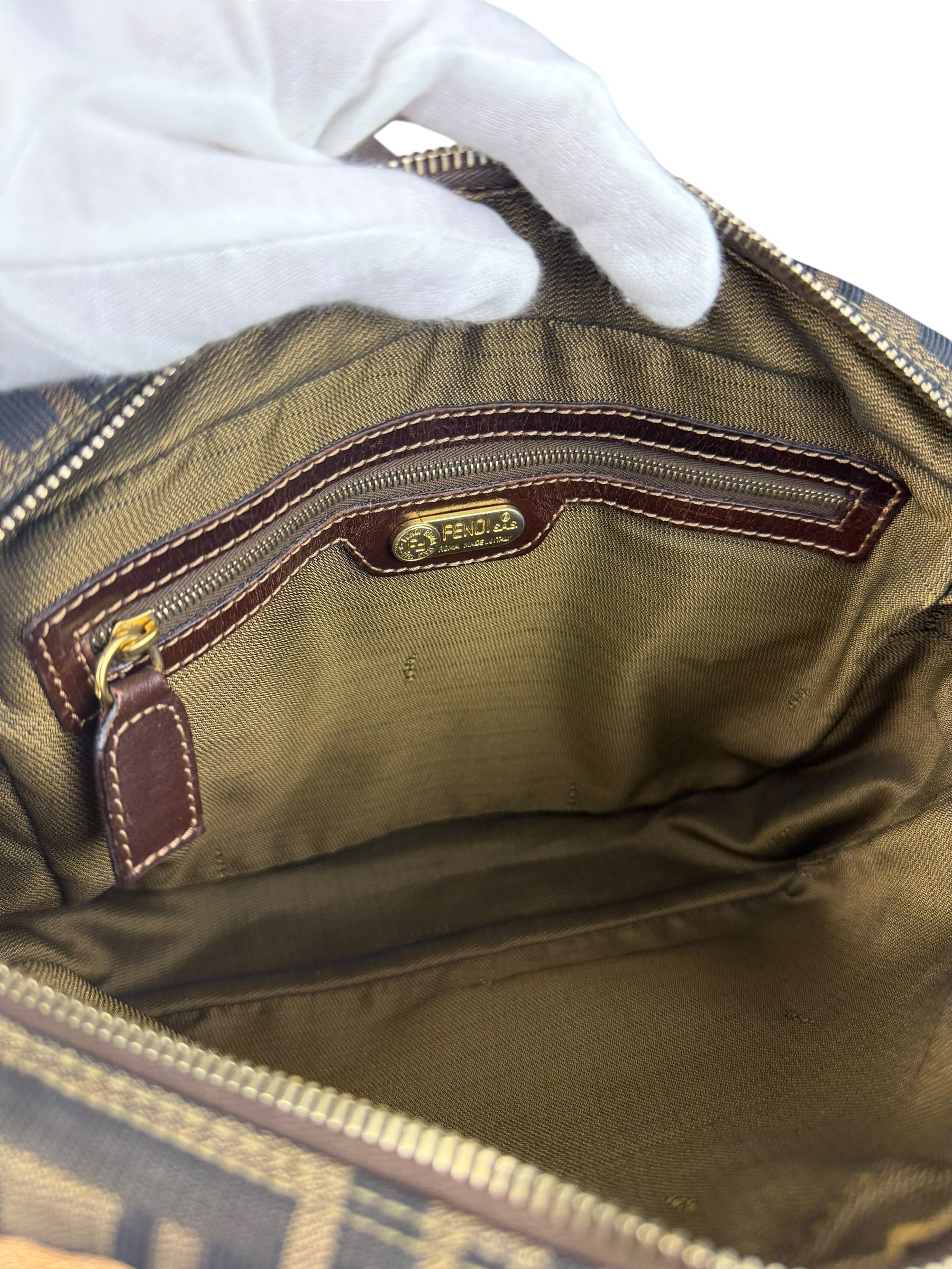 Fendi FF Vintage Zucca Mini Top Handle Bag