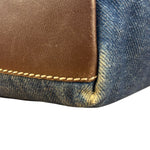 Chanel Denim CC Leather Lined Tote Bag 2001