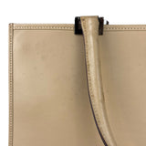 Gucci Vintage Beige Leather Jackie Tote Bag