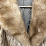 Vintage Light Brown Mink Fur Coat
