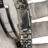 Fendi White Rectangular Dial Stainless Steel Band
