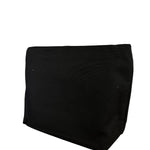 Chanel Beauty Black Canvas Cosmetic Zip Pouch