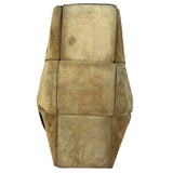 Bottega Veneta Brown Suede Maxi Intrecciato Arco Tote