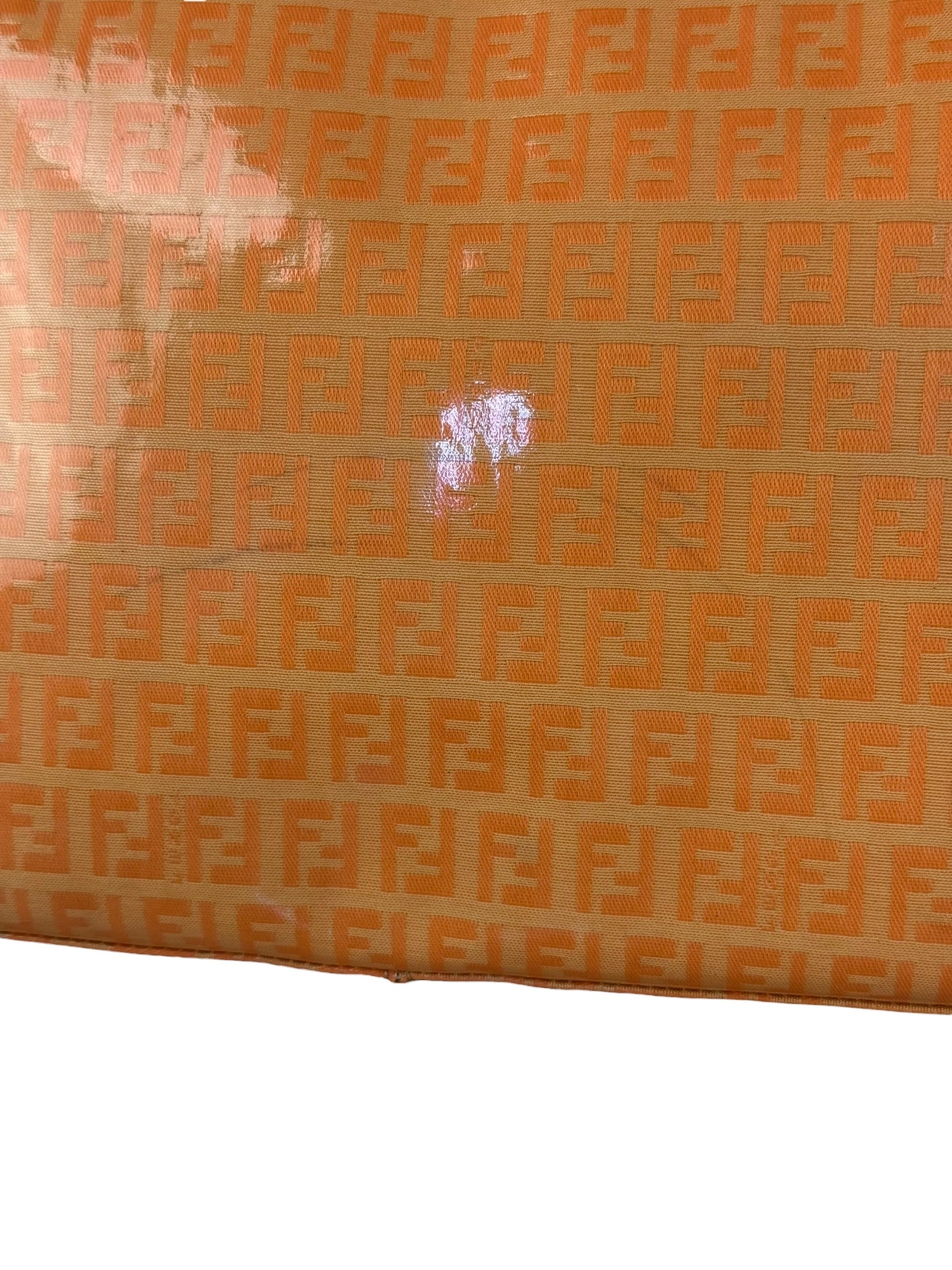 Fendi Zucchino Mamma Baguette Shoulder Bag