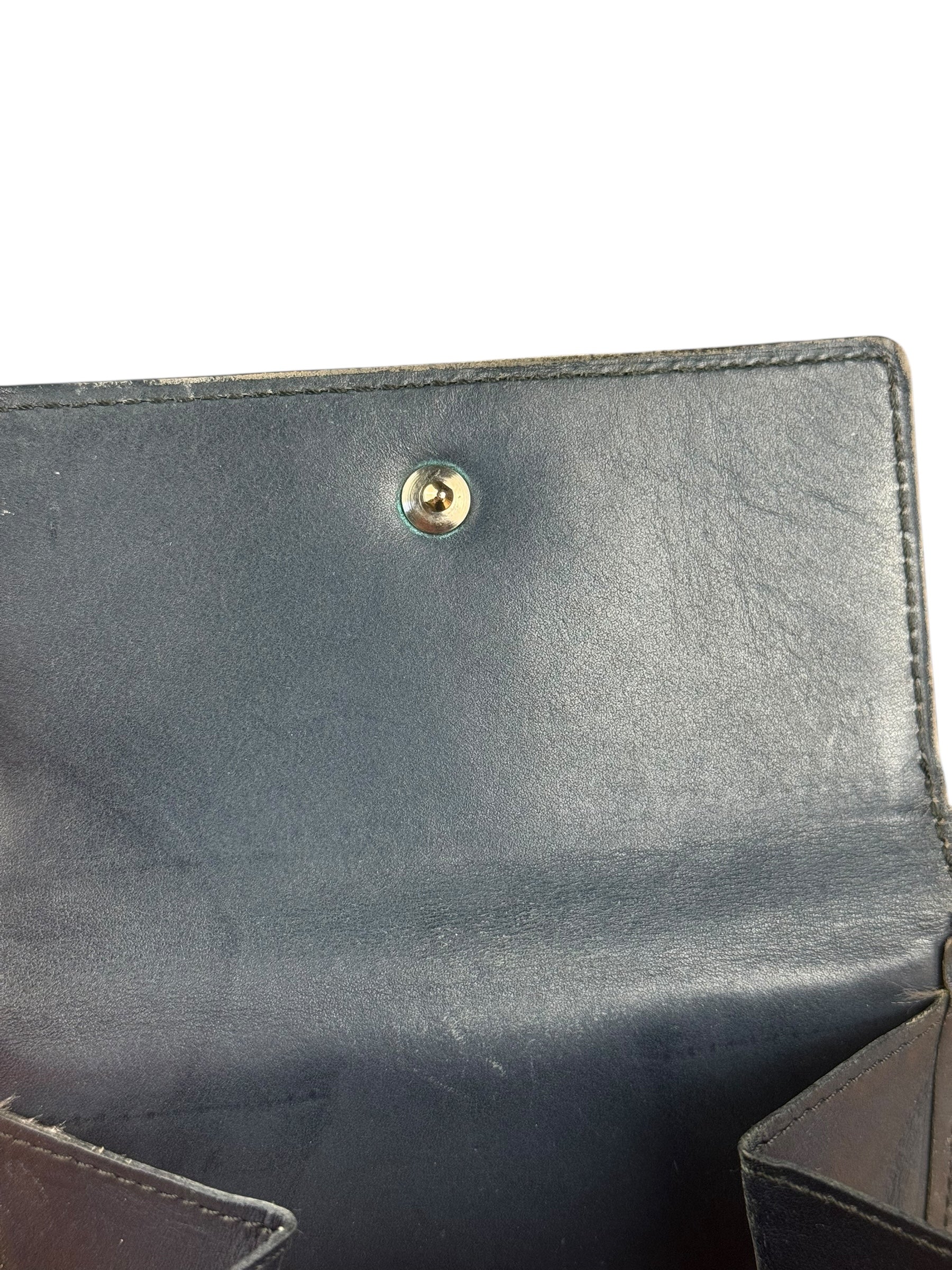 Louis Vuitton Vintage Dark Grey Matte Vernis Wallet