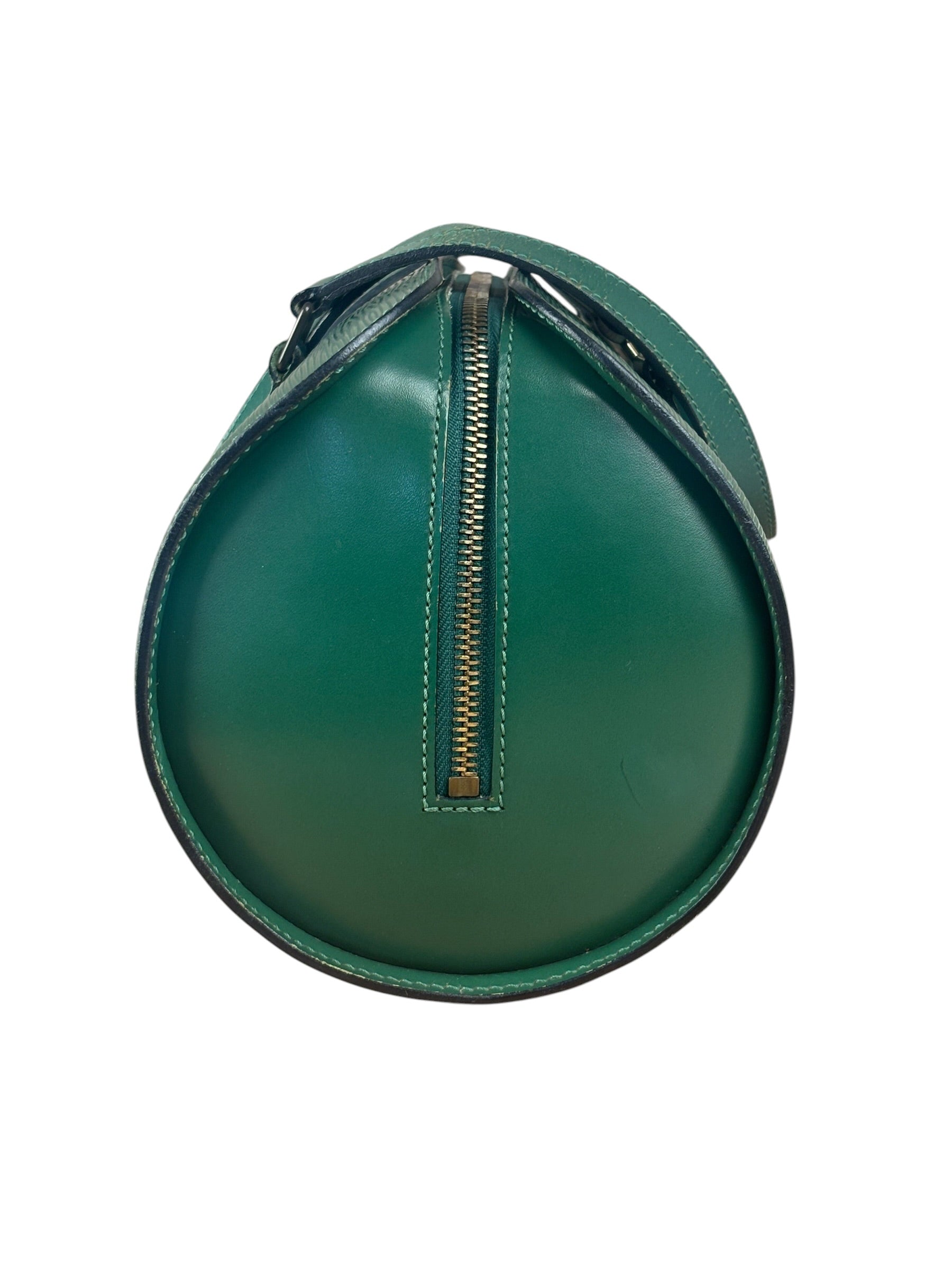 Louis Vuitton Green Epi Soufflot Handbag