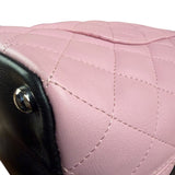 Chanel Black/Pink Cambon Quilted Leather Tote Bag 2004