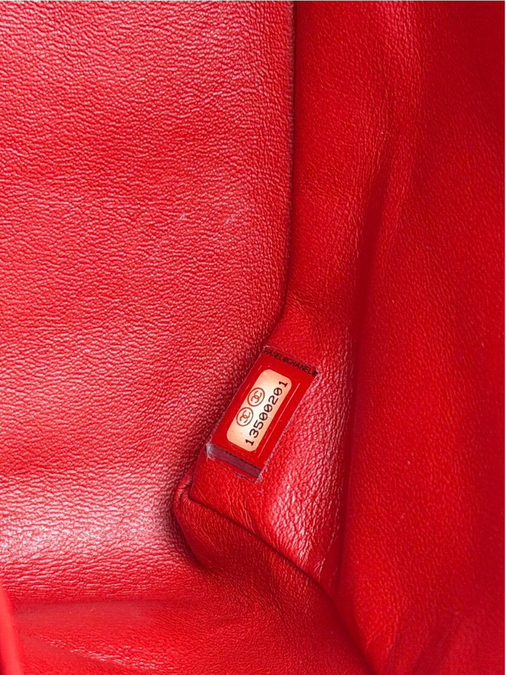 Chanel Red Patent Chevron Jumbo Flap 2010