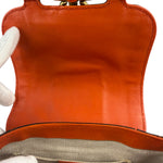 Gucci Orange Leather Snaffle Shoulder Bag