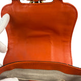 Gucci Orange Leather Snaffle Shoulder Bag