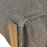 Christian Dior Vintage Black Logo Print Canvas Tote