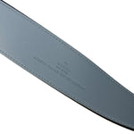 Gucci Belt GG Supreme White with Blue Buckle