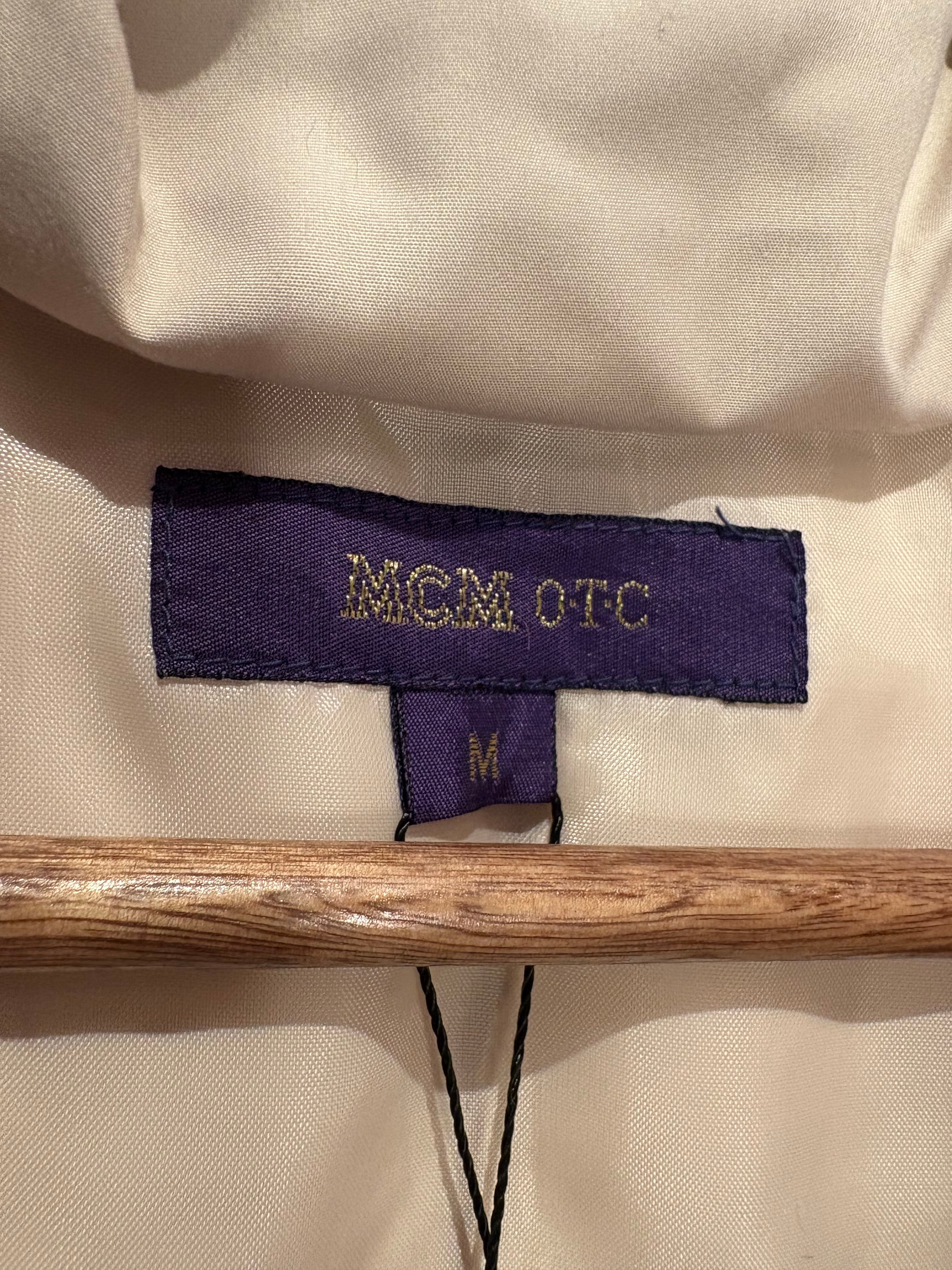 MCM Beige Puffer Long Coat