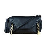 See By Chloé Black leather Tassel Shoulder Bag