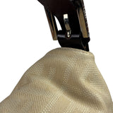 Fendi Vintage FF Ivory Canvas Baguette Shoulder Bag